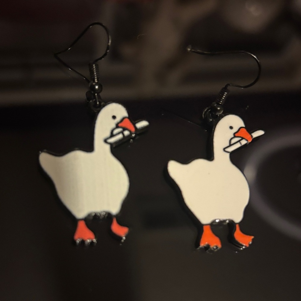 Goose Shaped Earrings